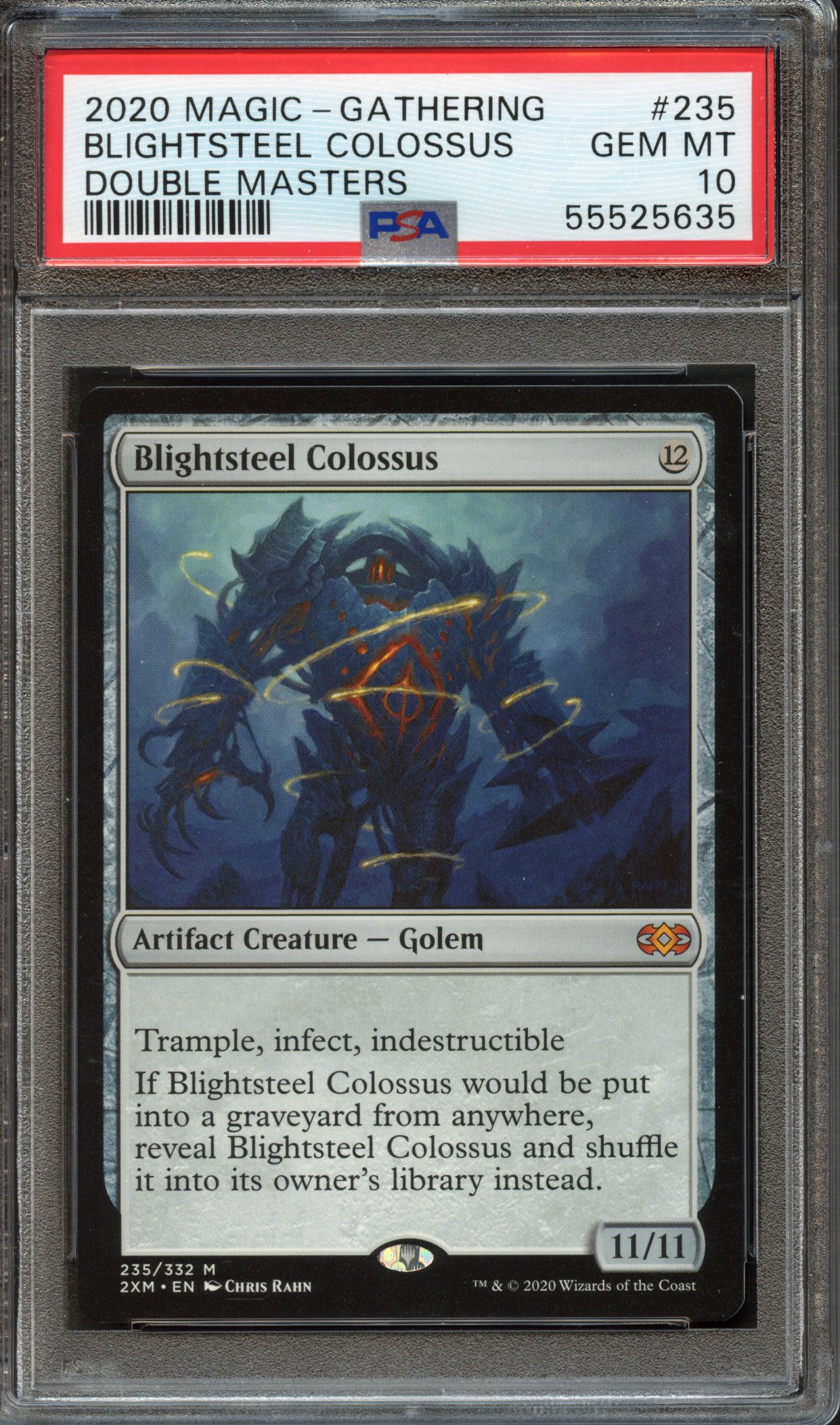 PSA 10 Blightsteel Colossus - Double Masters