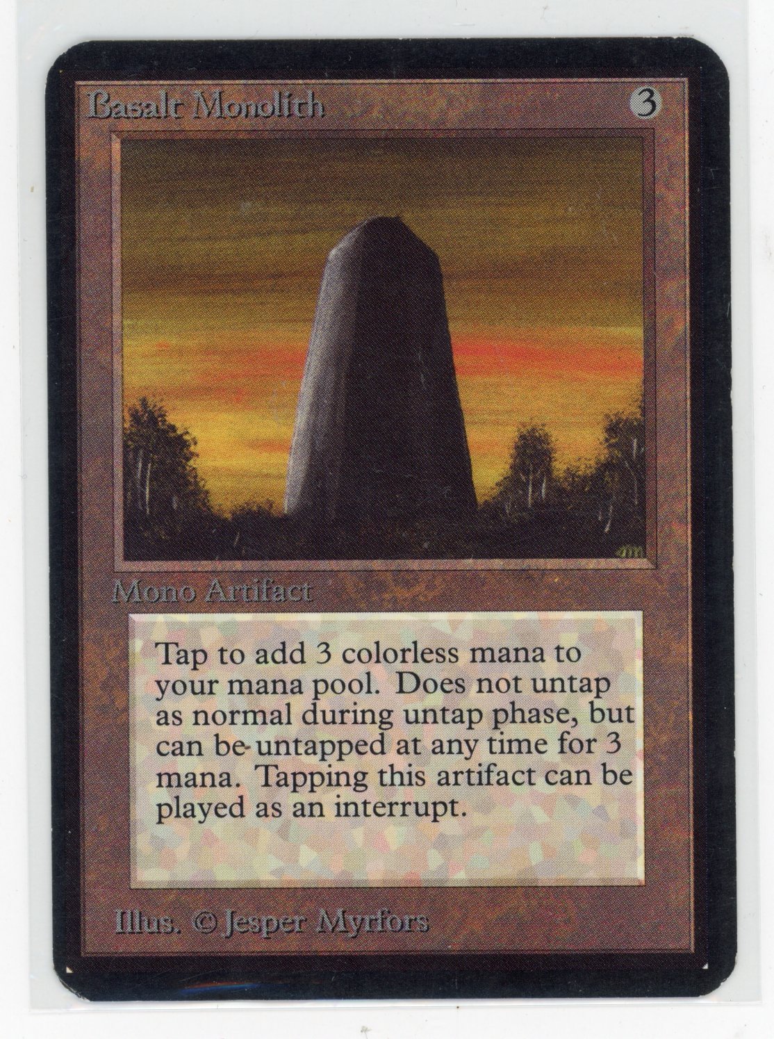 Basalt Monolith - Alpha (Ex)