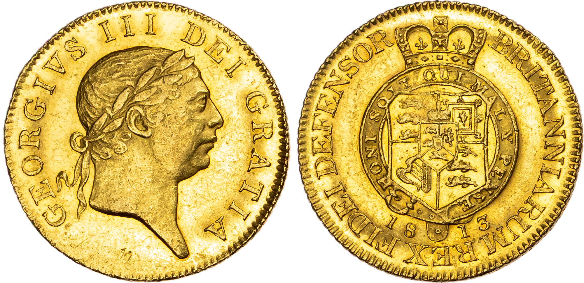 George III (1760-1820), Military Guinea, 1813.