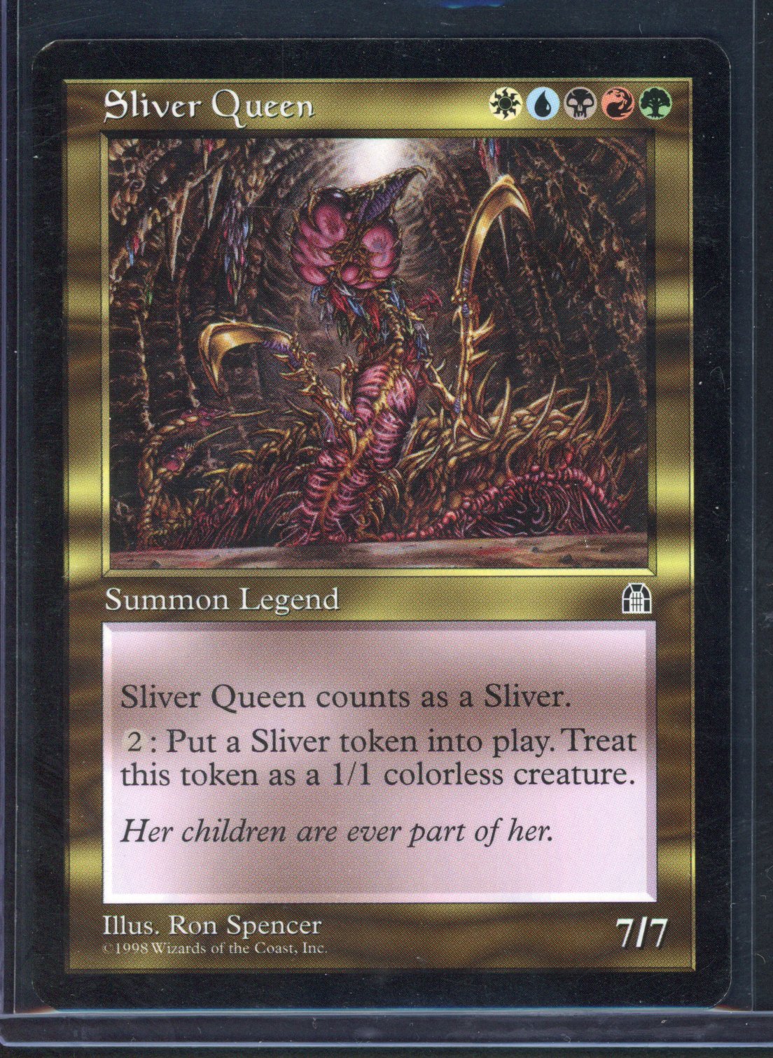 Magic The Gathering - Sliver Queen - Stronghold - Very Light Played