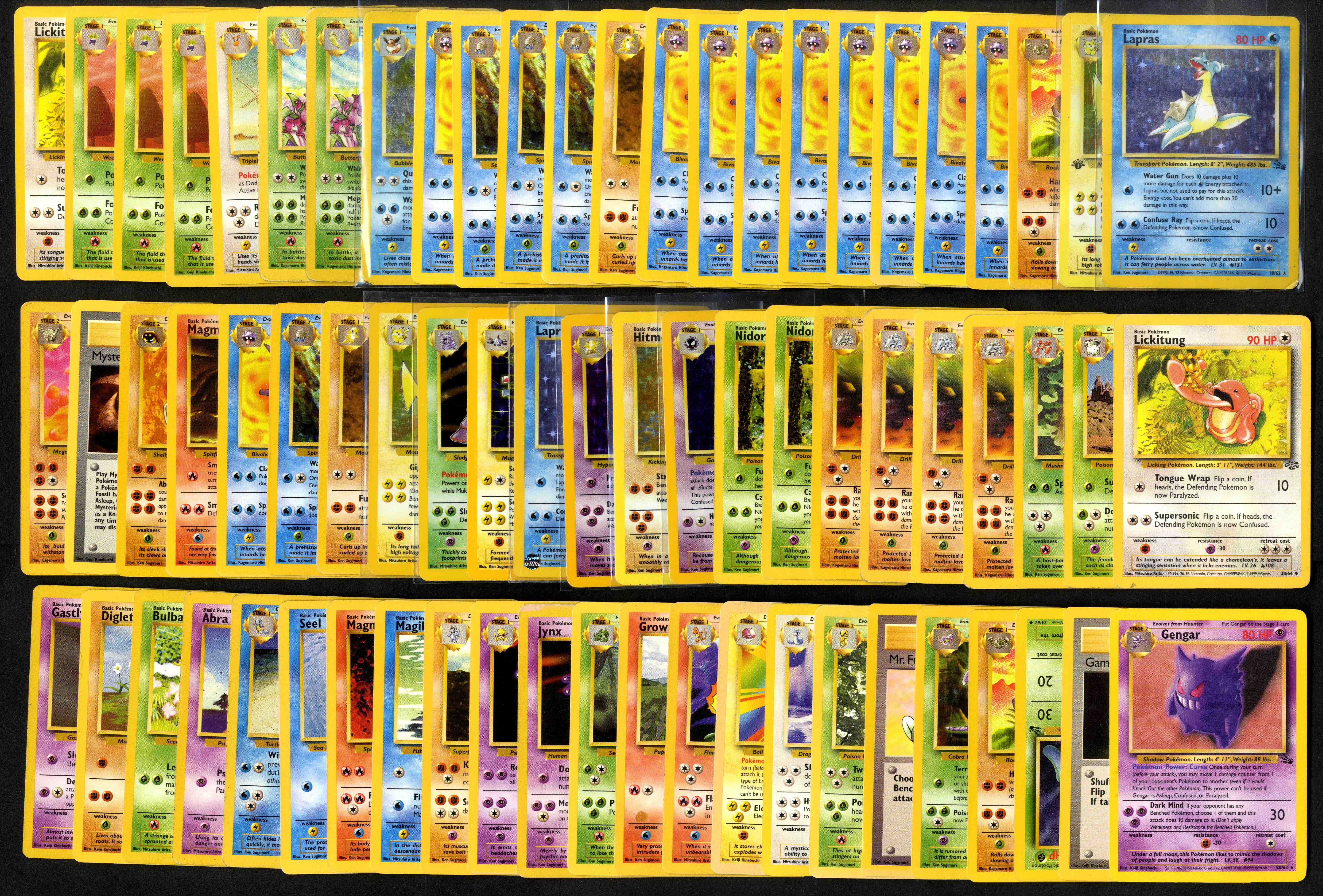 Vintage Bulk Collection - 665 cards - Base Set, Jungle, Fossil, Rocket, Gym Heroes, Gym Challenge