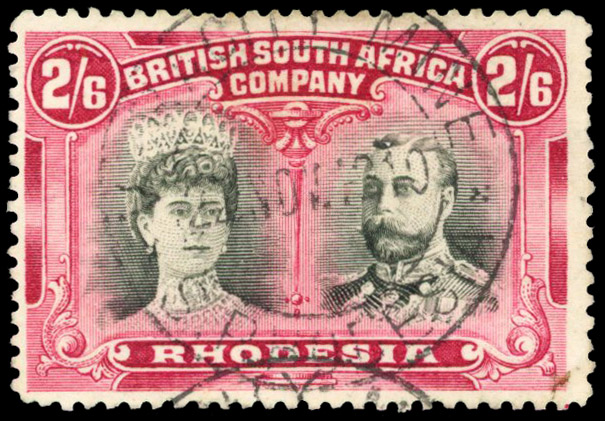 SG 157 2s6d black and rose-carmine, Veracity Mine cds