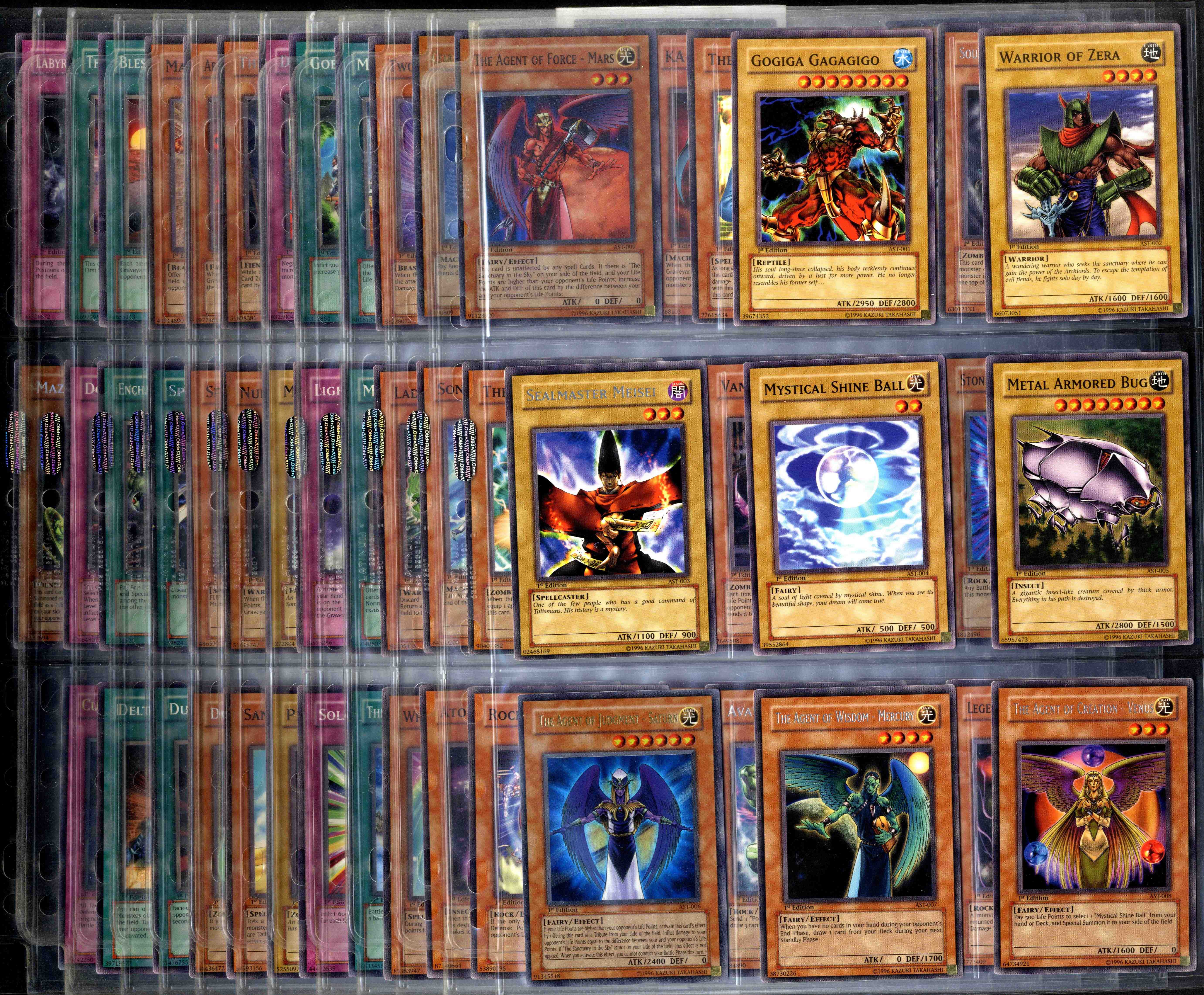 Yu-Gi-Oh! TCG - 1st Edition Ancient Sanctuary Partially Complete Set. 
