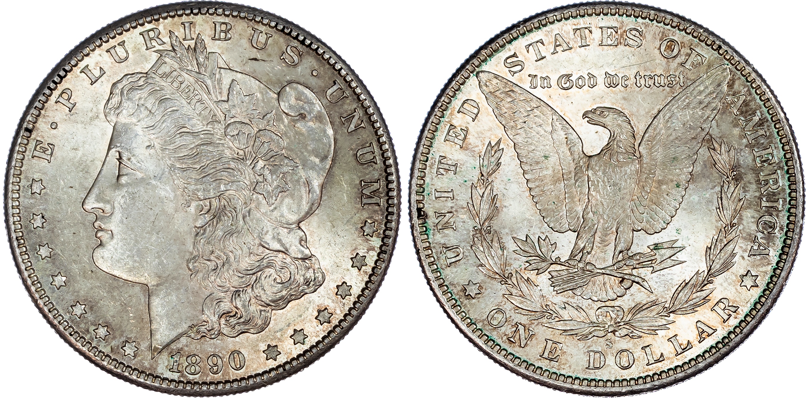 USA, silver Morgan Dollar, 1890