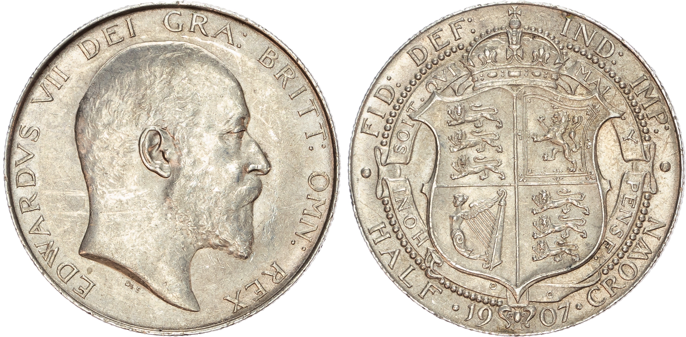 Edward VII (1901-1910), Halfcrown, 1907