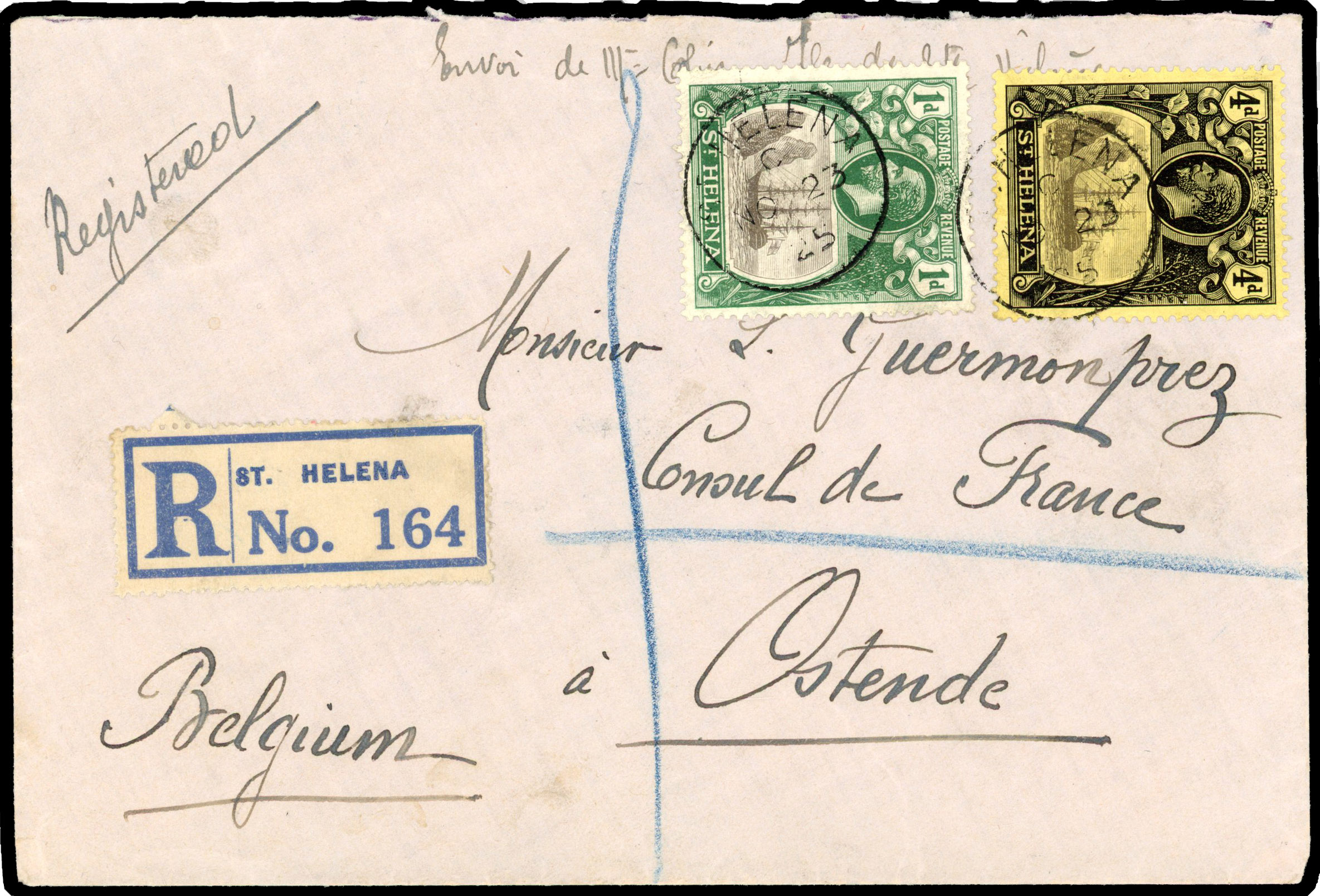 St Helena SG 92d cover