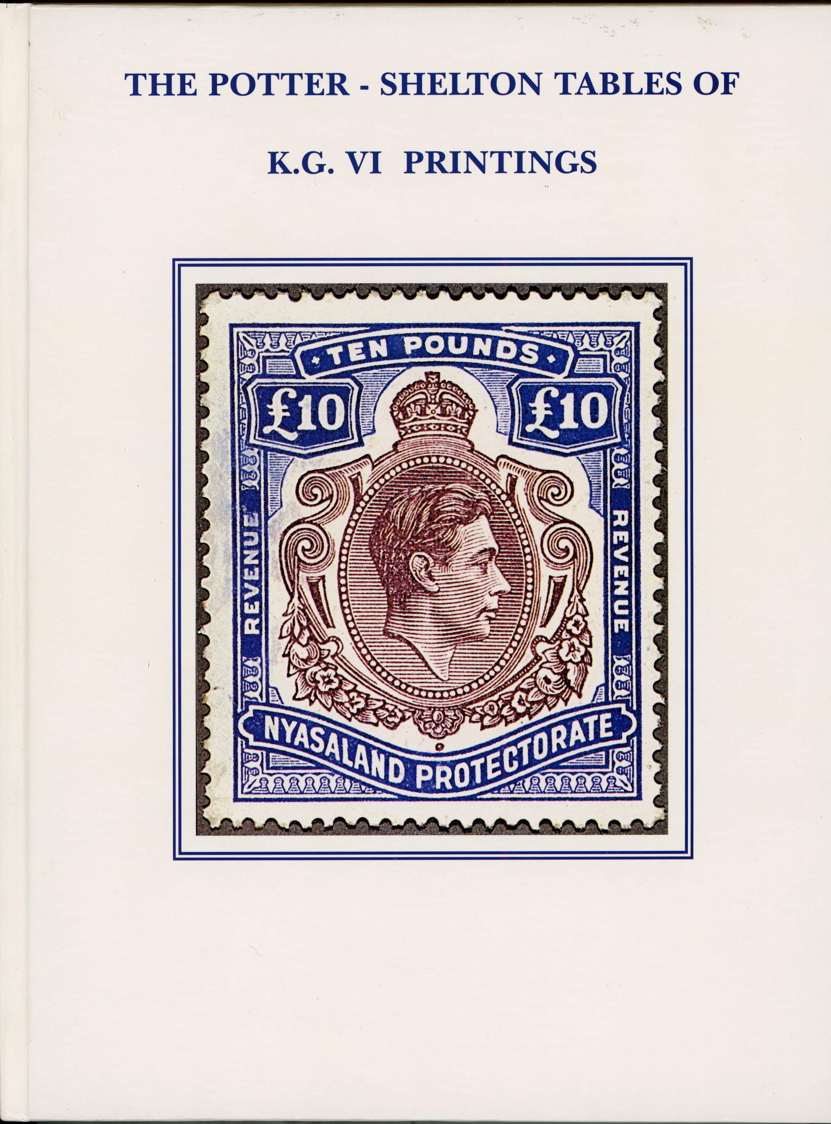 Potter - Shelton Tables of KGVI Printings