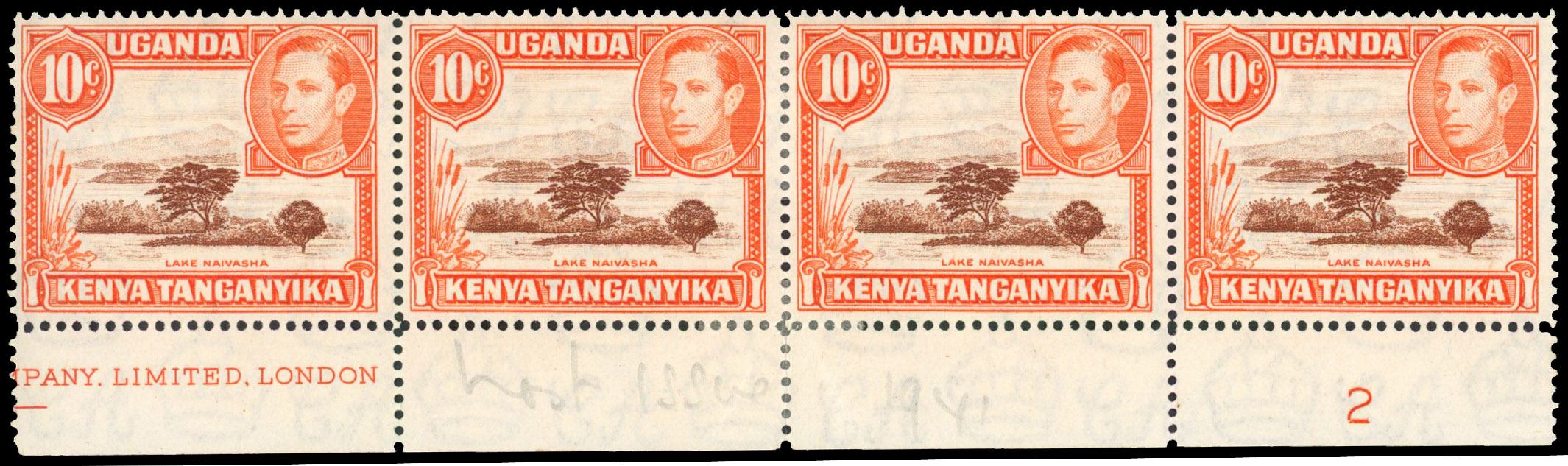 KUT SG 134c strip mint