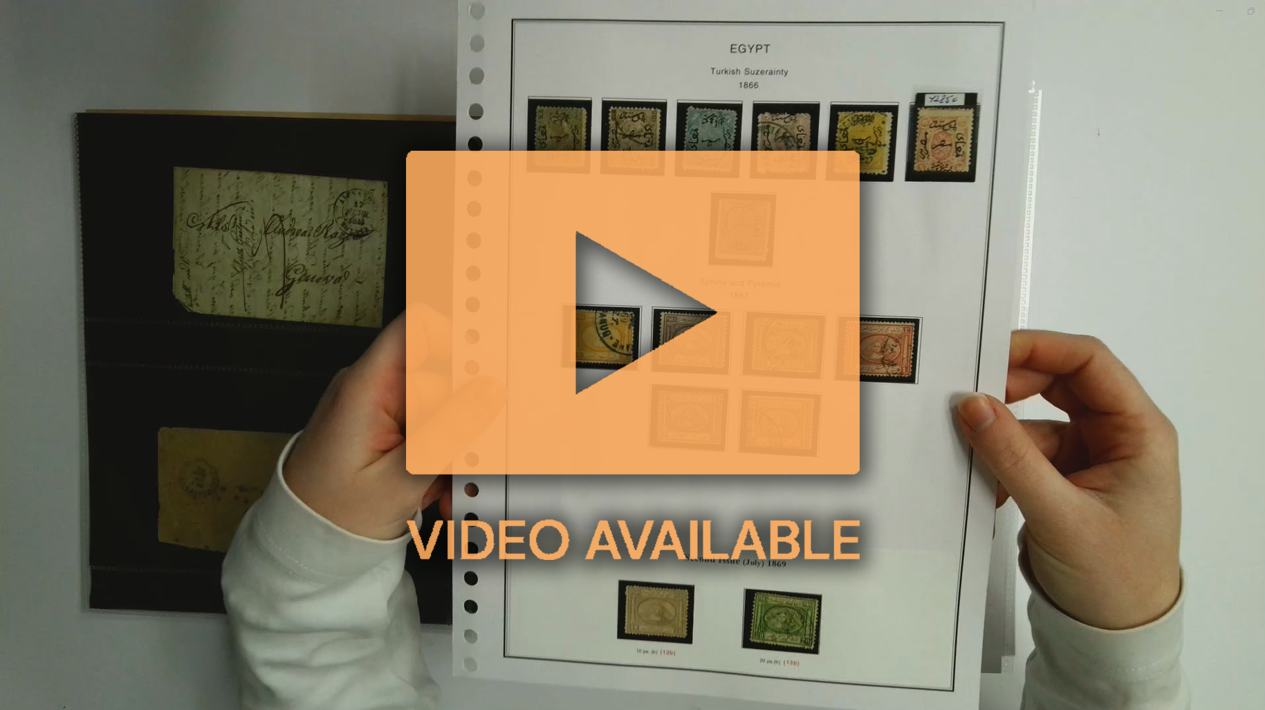 Egypt collection 1866 to 1966 on printed pages mostly unused or used