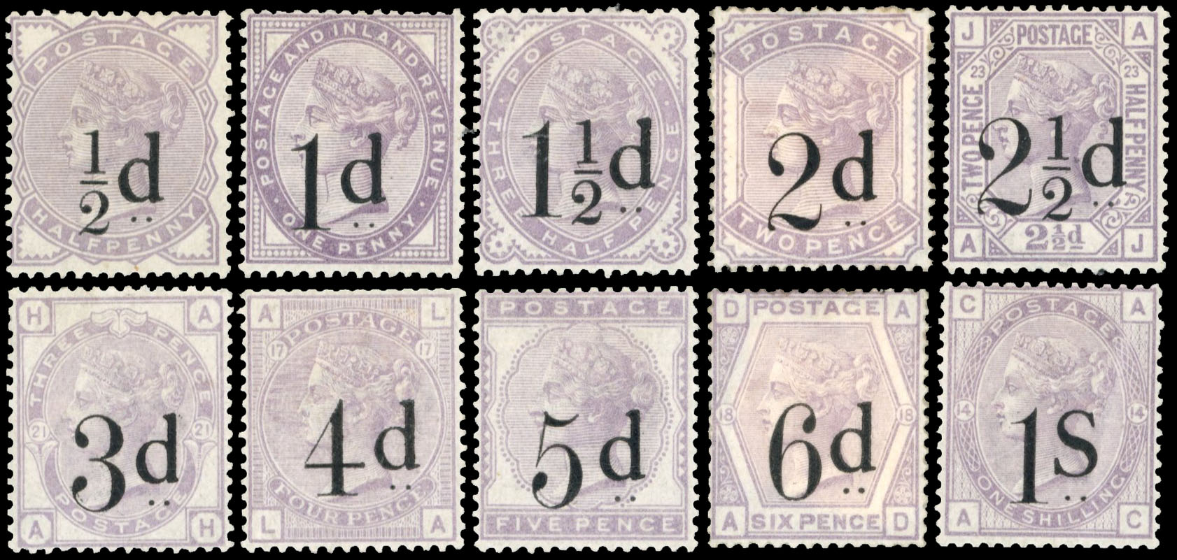 GB 1883 Temporary Unified Series of Essays