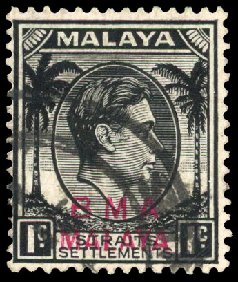 Malaya BMA SG 1ab used