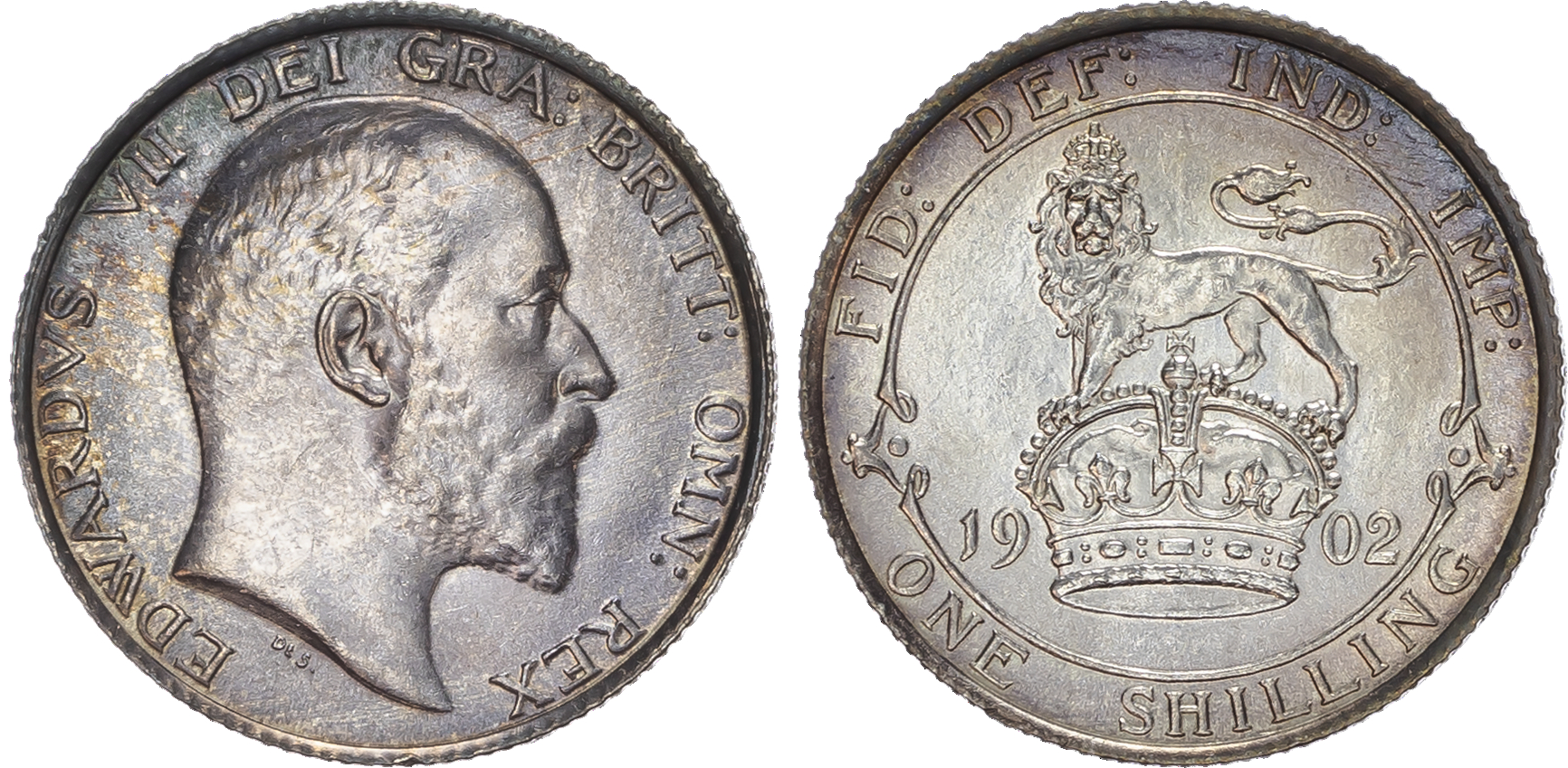 Edward VII (1901-1910) Shilling, 1902.