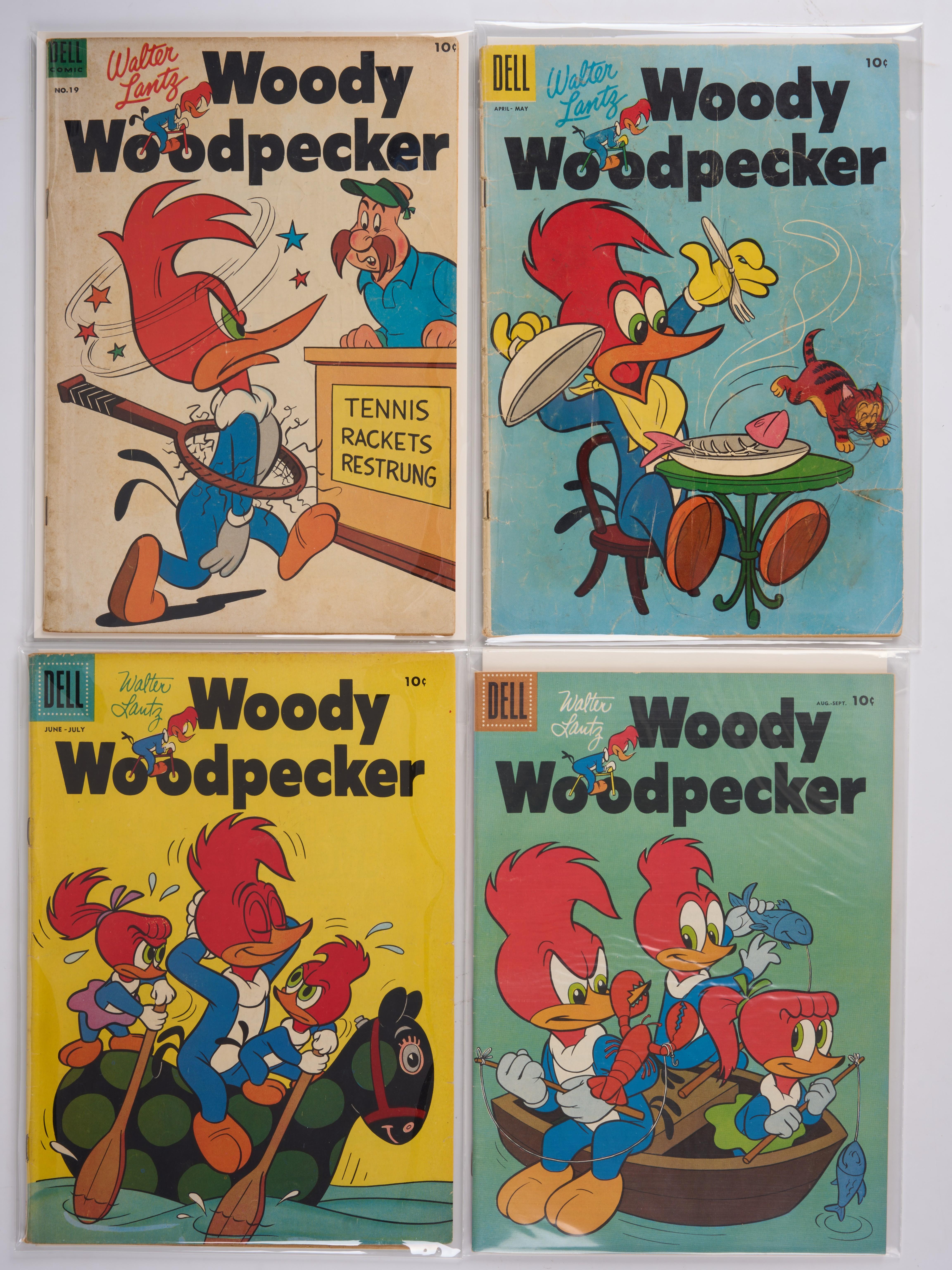 Woody Woodpecker Comics (Dell Comics/Gold Key,1952-1991) Bundle of 26