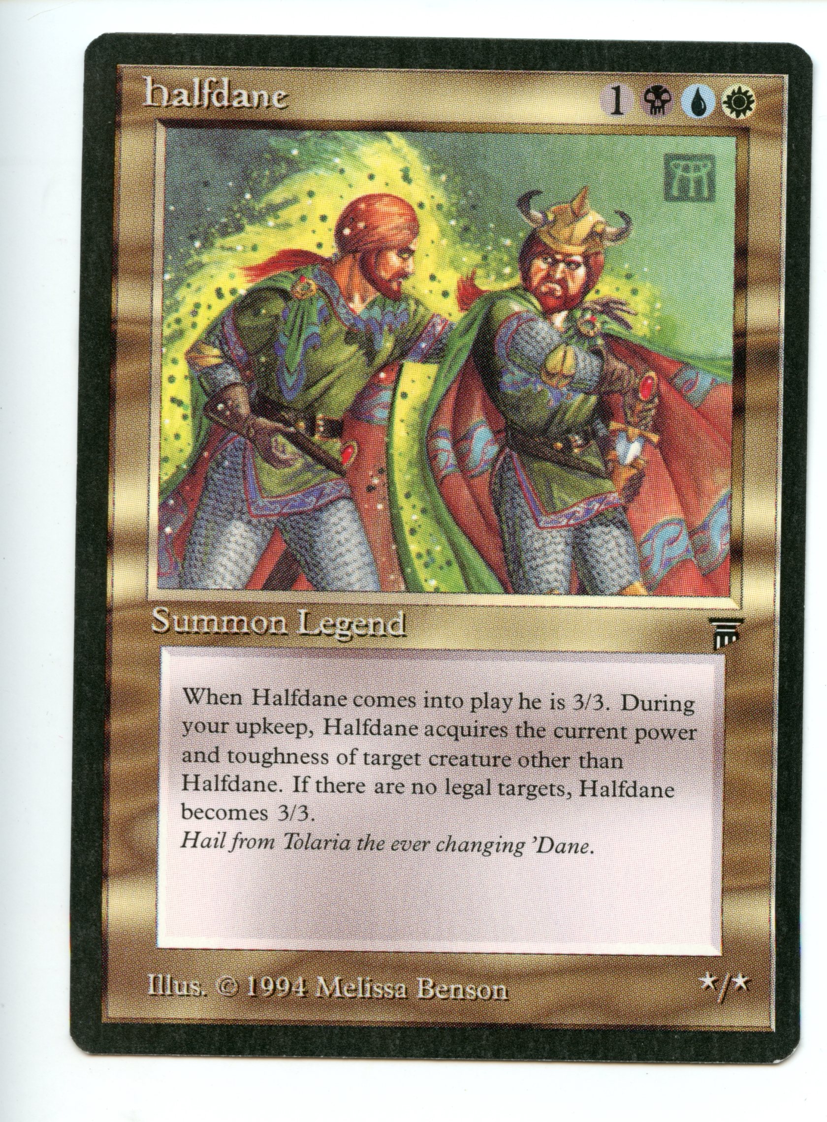 Magic The Gathering - Halfdane - Legends - Lightly Played Condition