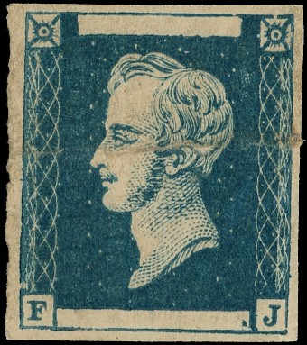1850 1d "Prince Consort" Essay unfinished imperforate in...