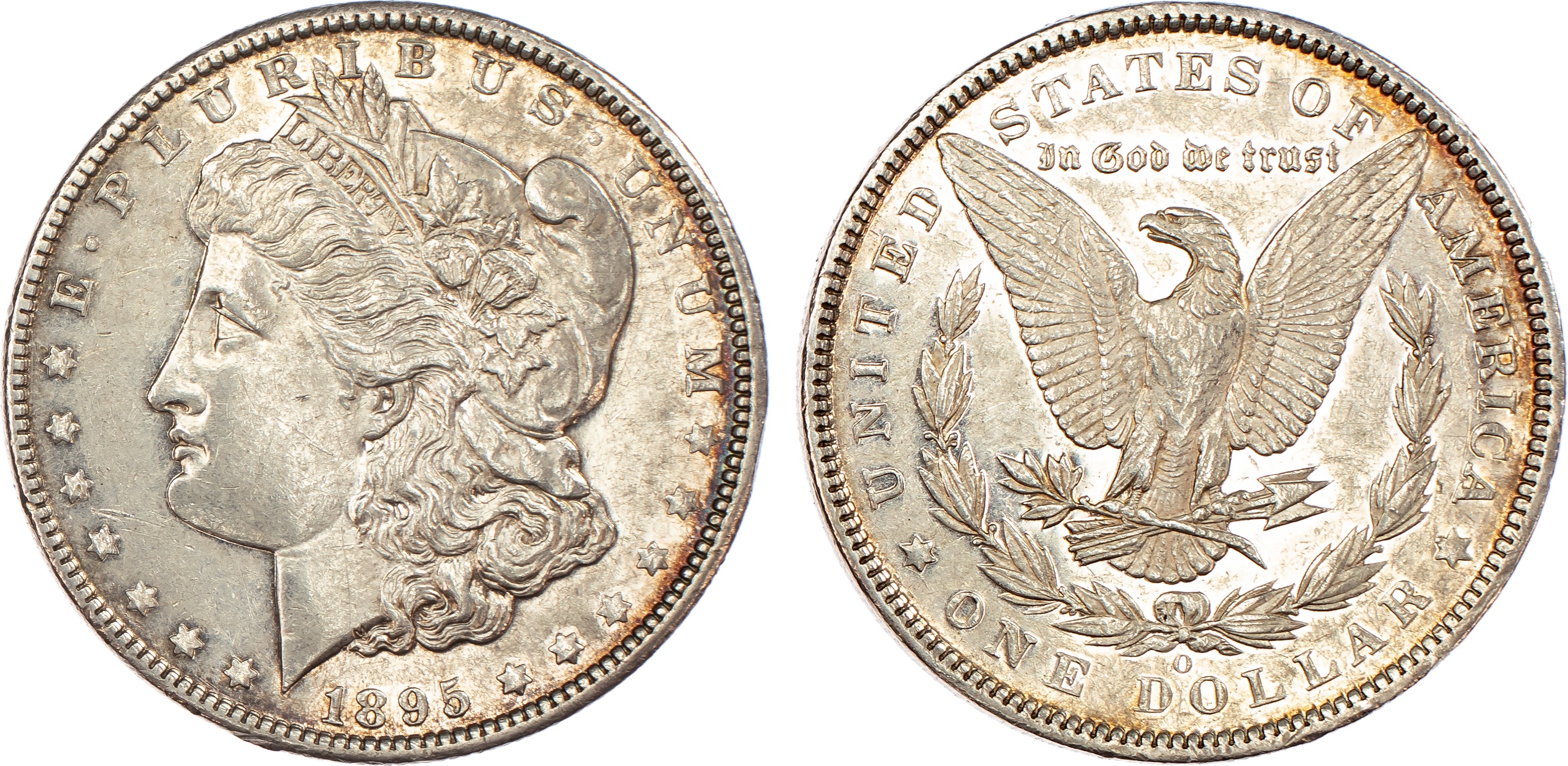 USA, silver Morgan Dollar, 1895, New Orleans