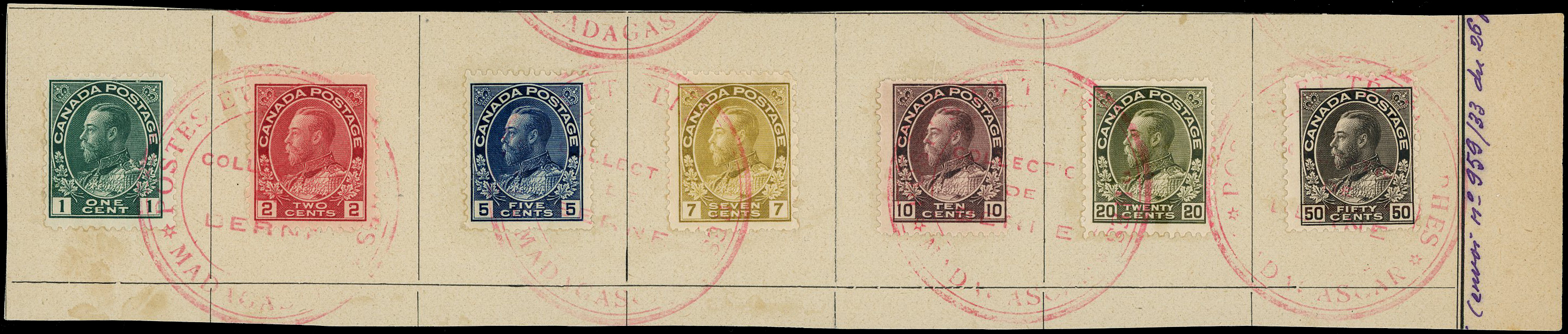 Canada SG 197/214 archival piece