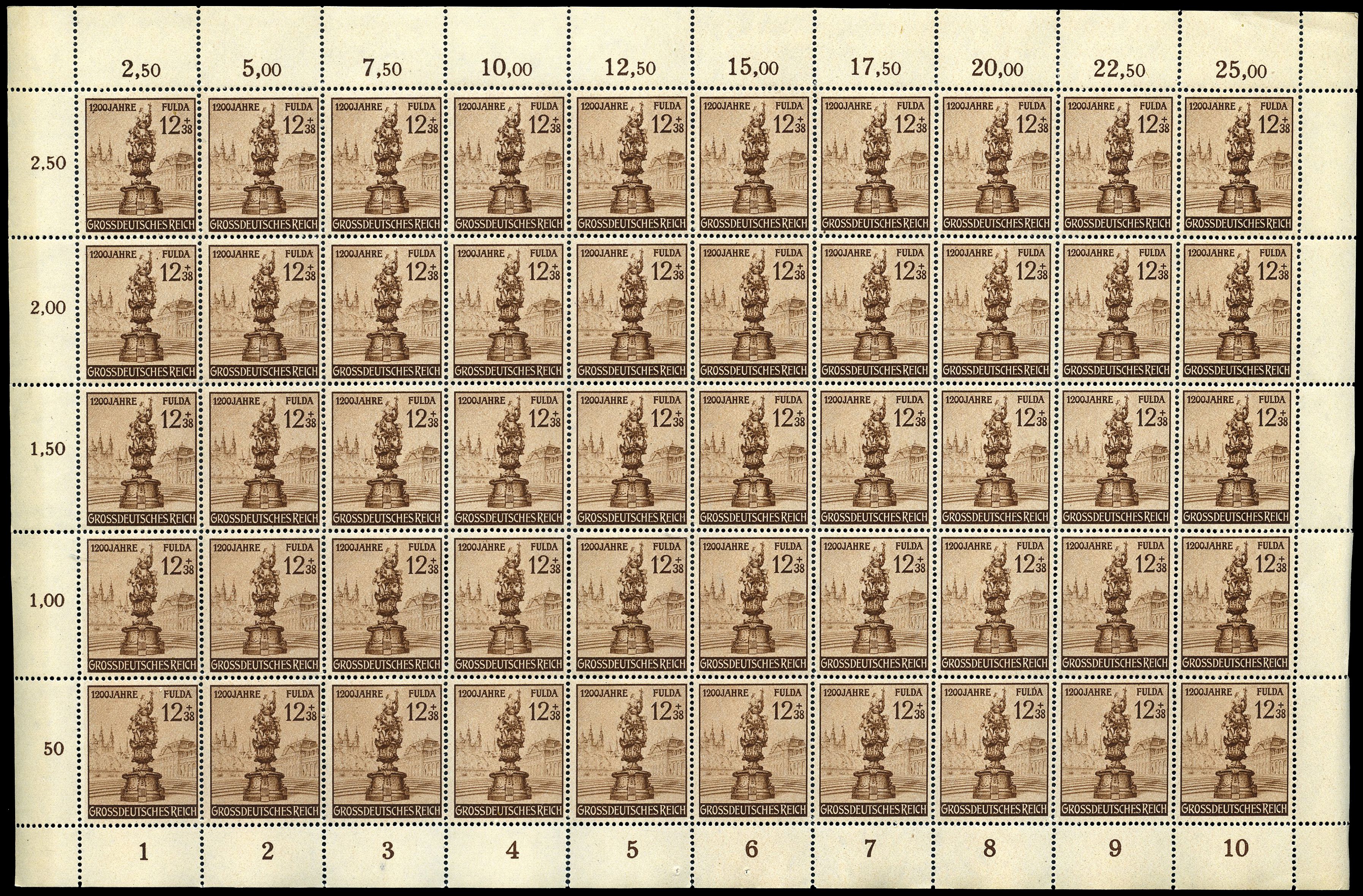 1943-44 Reich unmounted mint accumulation...
