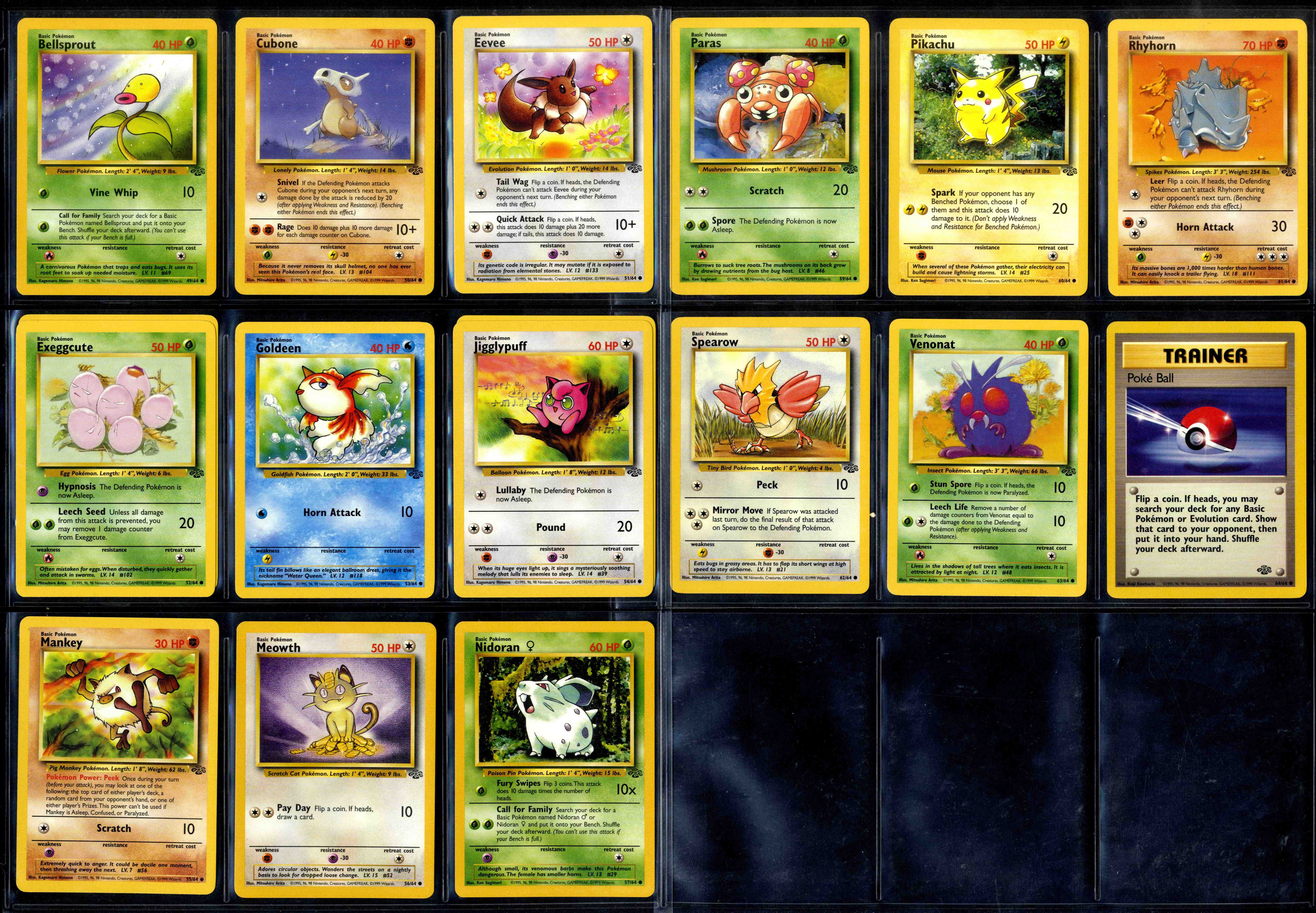 Past auction: Jungle Complete Set - 64/64 Unlimited - 1999 | 25 April 2025