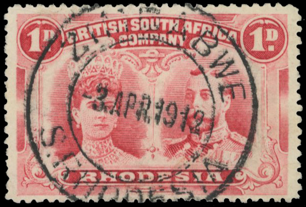 ZIMBABWE DC 3 APR 1912