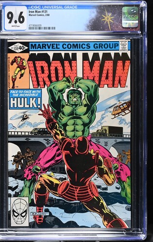 Iron Man #131 CGC 9.6 "Hulk is Where the Heart is!" Bob Layton Cover (Marvel Comics, 1980) White Pages