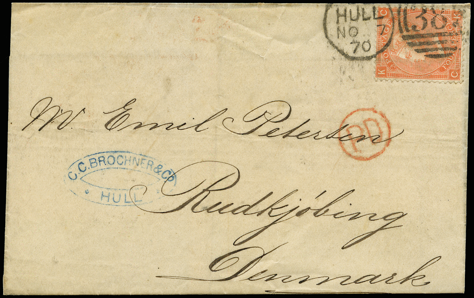 Great Britain 1866-86 overseas mail collection