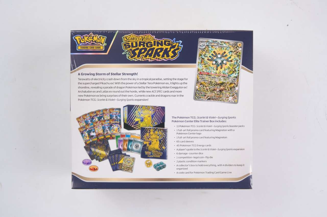 surging sparks pokemon center booster box Elite Trainer (Exclusive) but also a valuable addition to any collection Surging Sparks Pokemon Center Stamped
