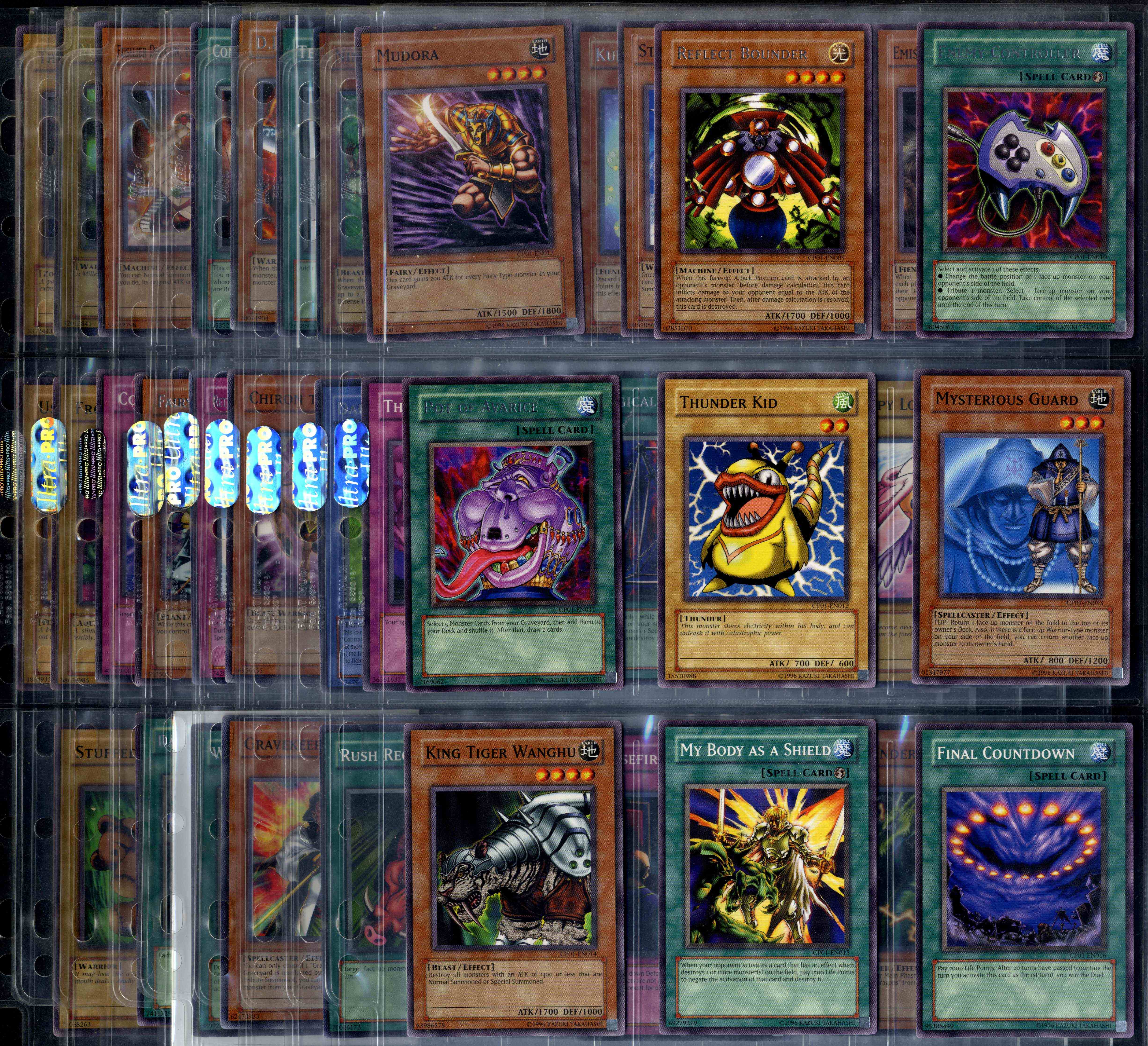 Yu-Gi-Oh! TCG Champion Pack 1-7 & McDonalds Promo Pack 1 Partially Complete Set