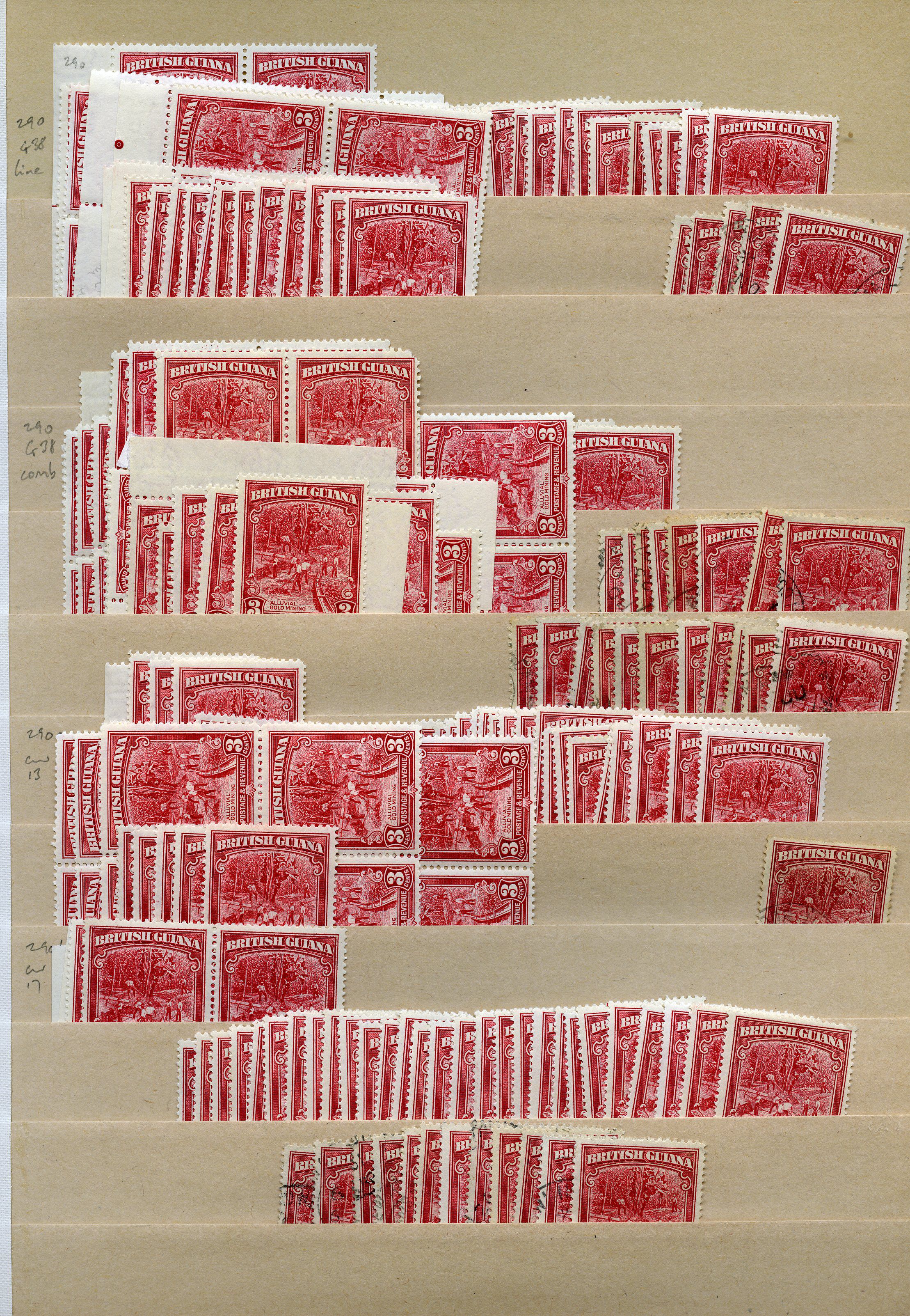 1937-52 KG VI stock on manila stocksheets,...