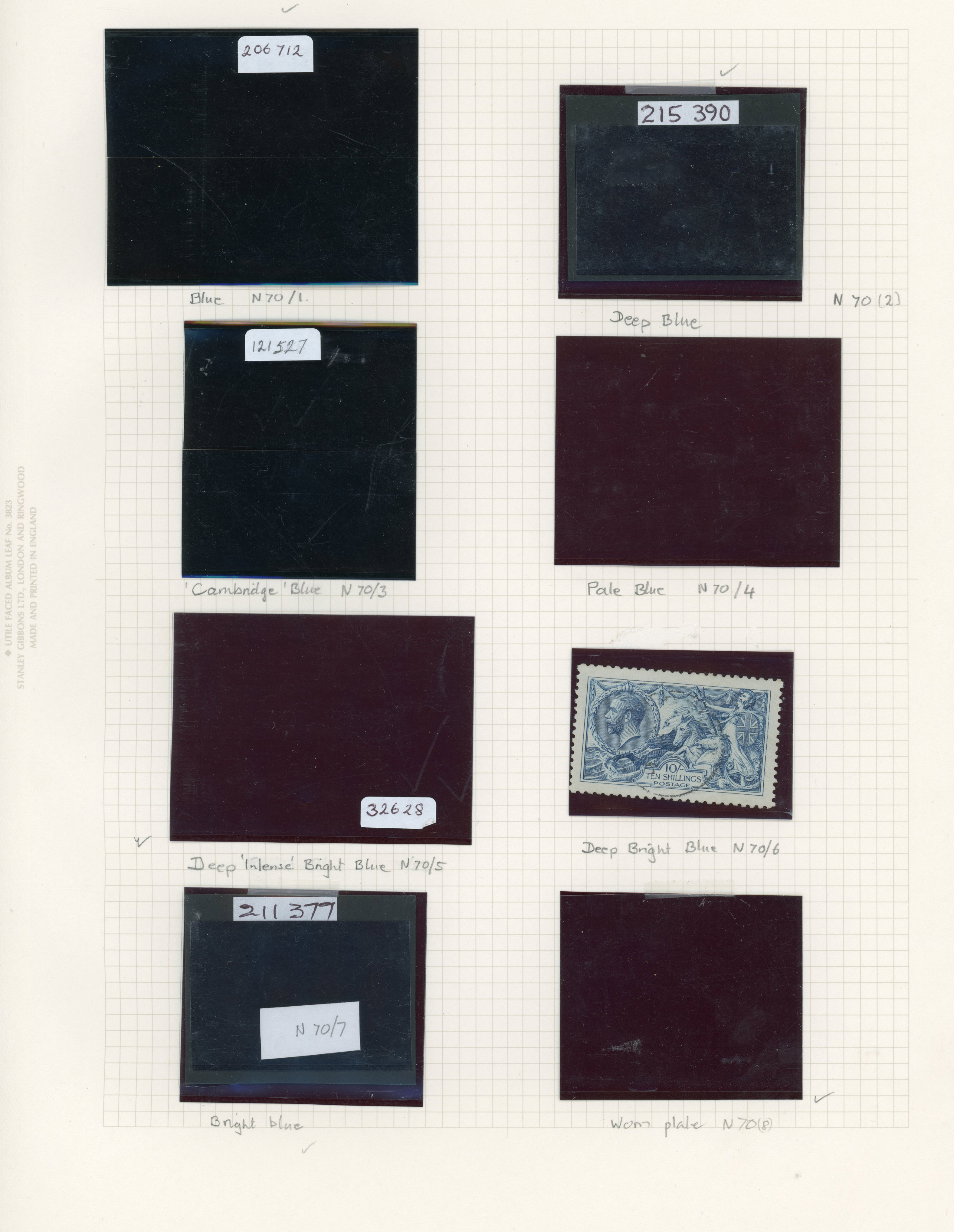 GB 1913-34 Seahorse mint and used balance collection