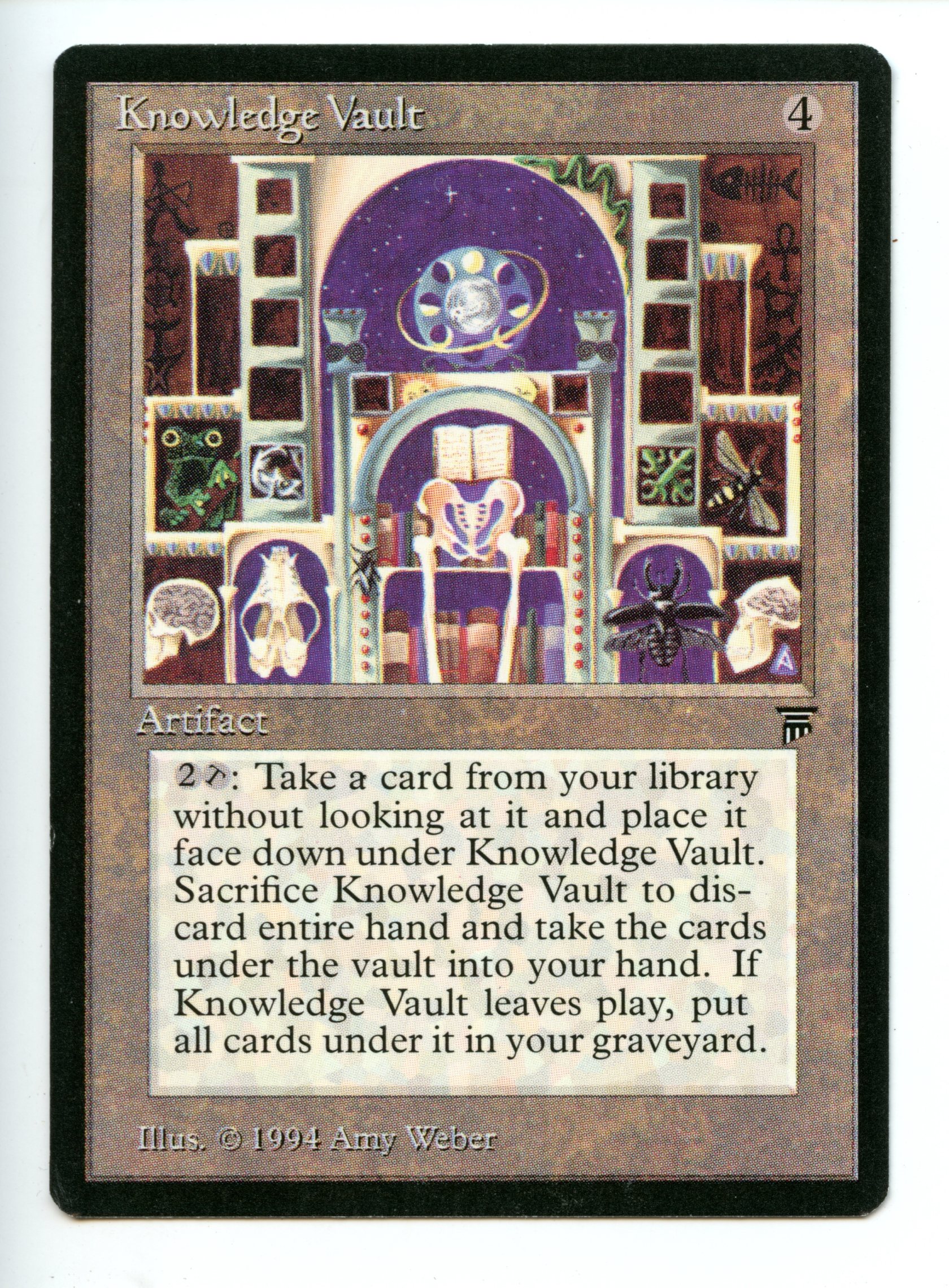 Magic the Gathering - Knowledge Vault   - Legends - Moderately Played
