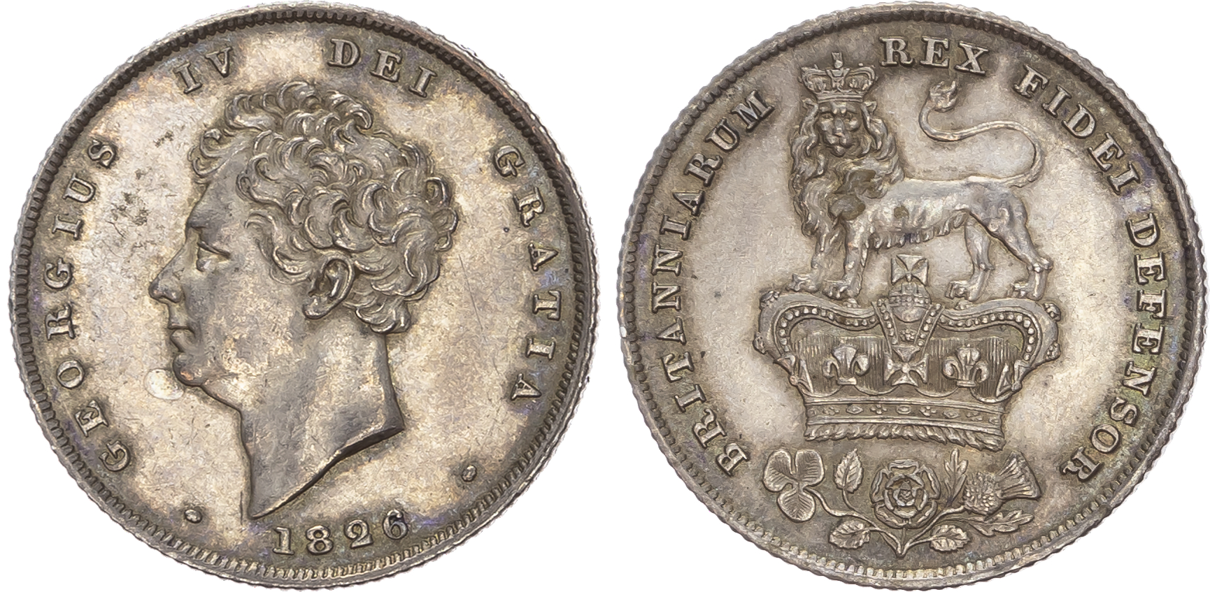 George IV (1820-1830), Shilling, 1826, Type 3