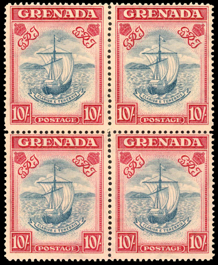 Grenada SG 163a block mint