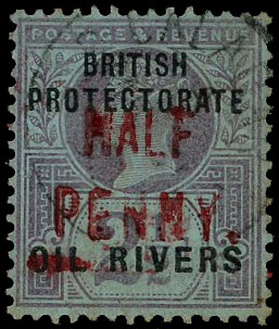 Niger Coast SG 13 used