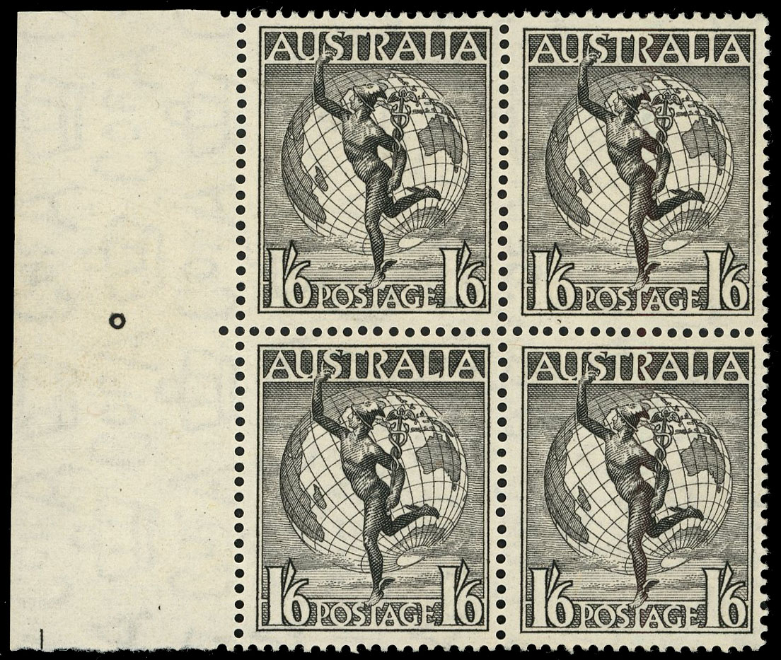 Australia SG 223a Plate block mint