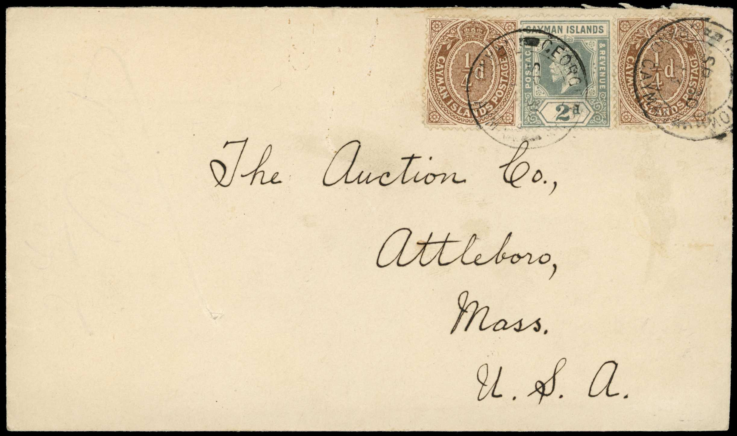 1913-23 Selection of three covers each with...