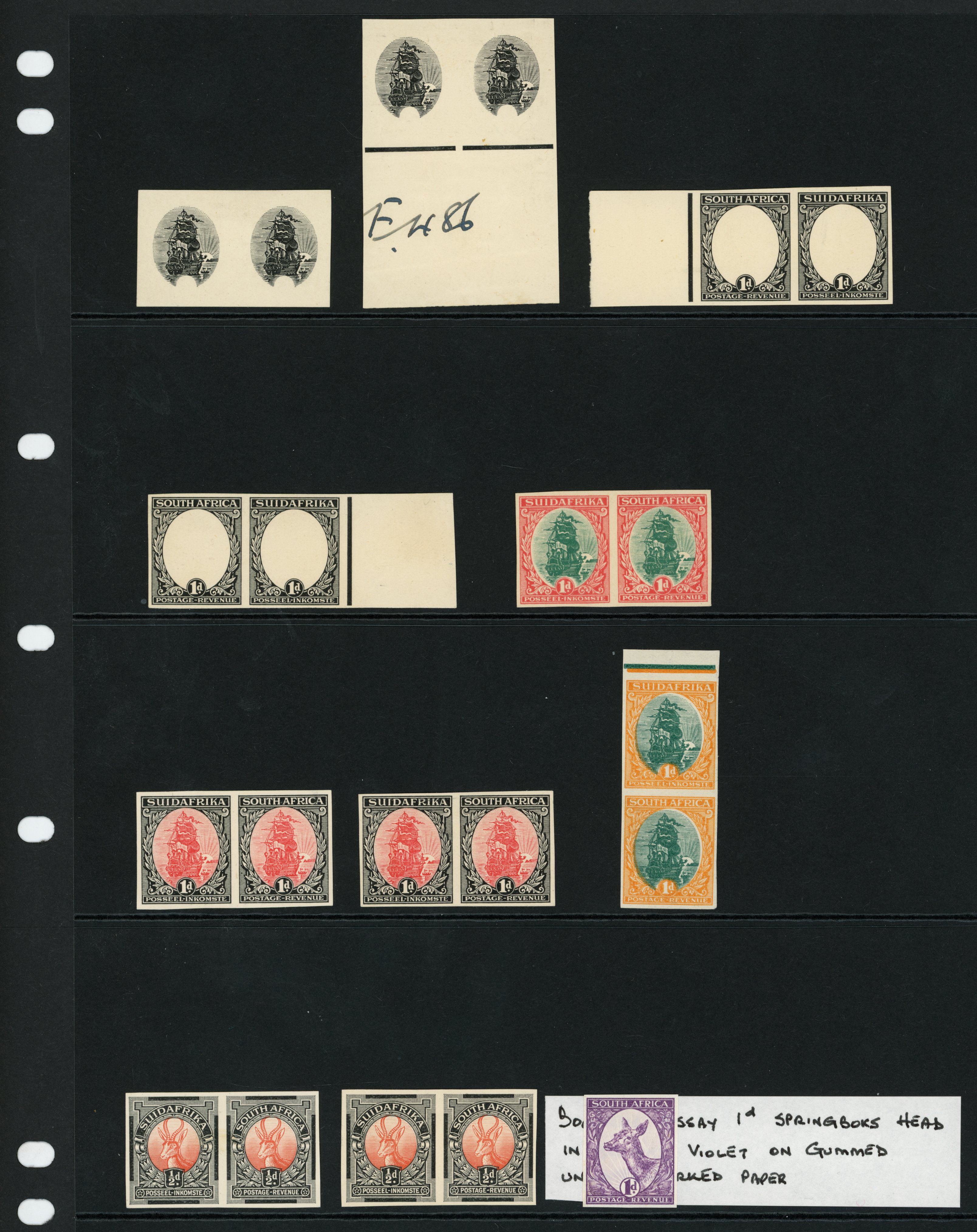1926-27 Dromedaris 1d selection of proofs...