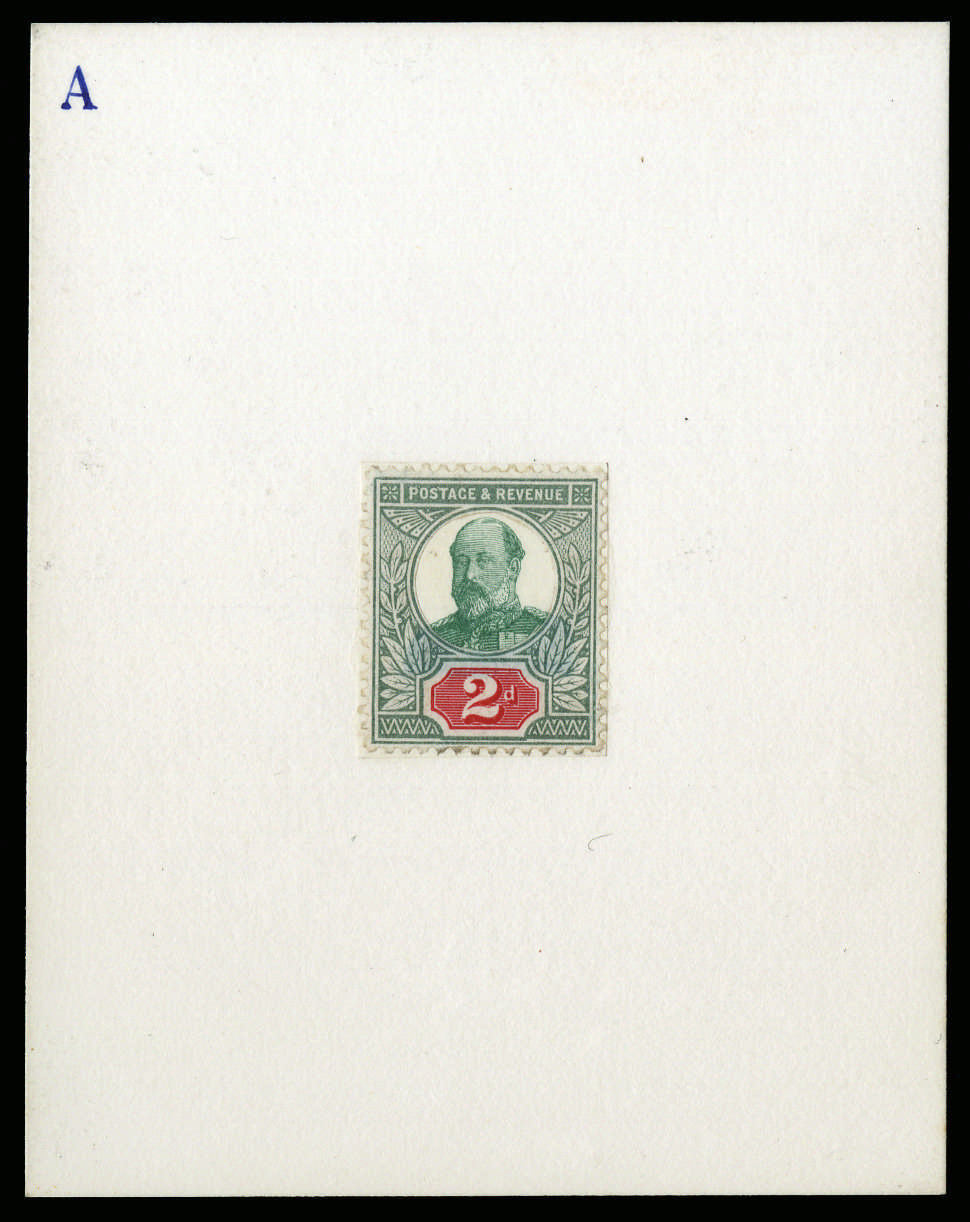 1901 2d Composite "Paste Up" essay of the Victorian "Jubilee" series SG225var