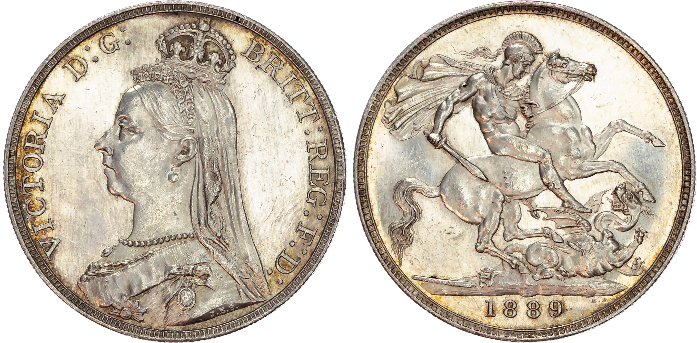 Victoria (1837-1901), Crown, 1889.