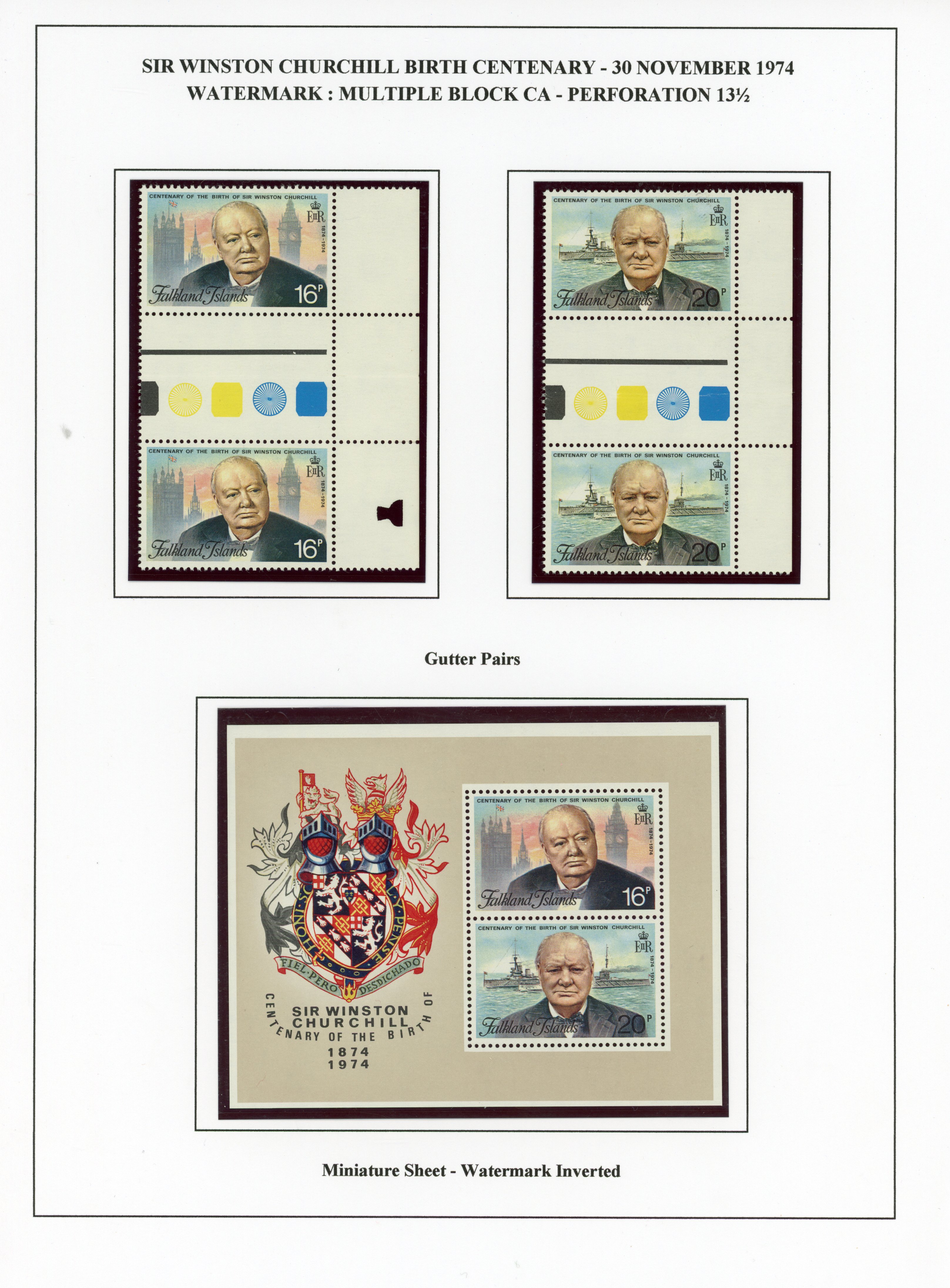 Falkland Islands SG 304-MS306w mint