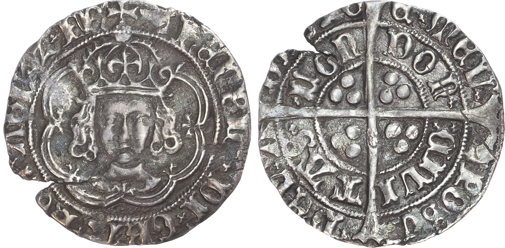 Henry VII (1485-1509), Groat, facing bust issue, type Iva, London mint.