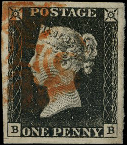 Great Britain SG 2 Plate 3 (BB)