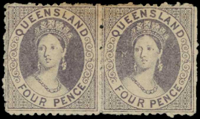 1866-67 4d grey-lilac, Sept 1866 litho...