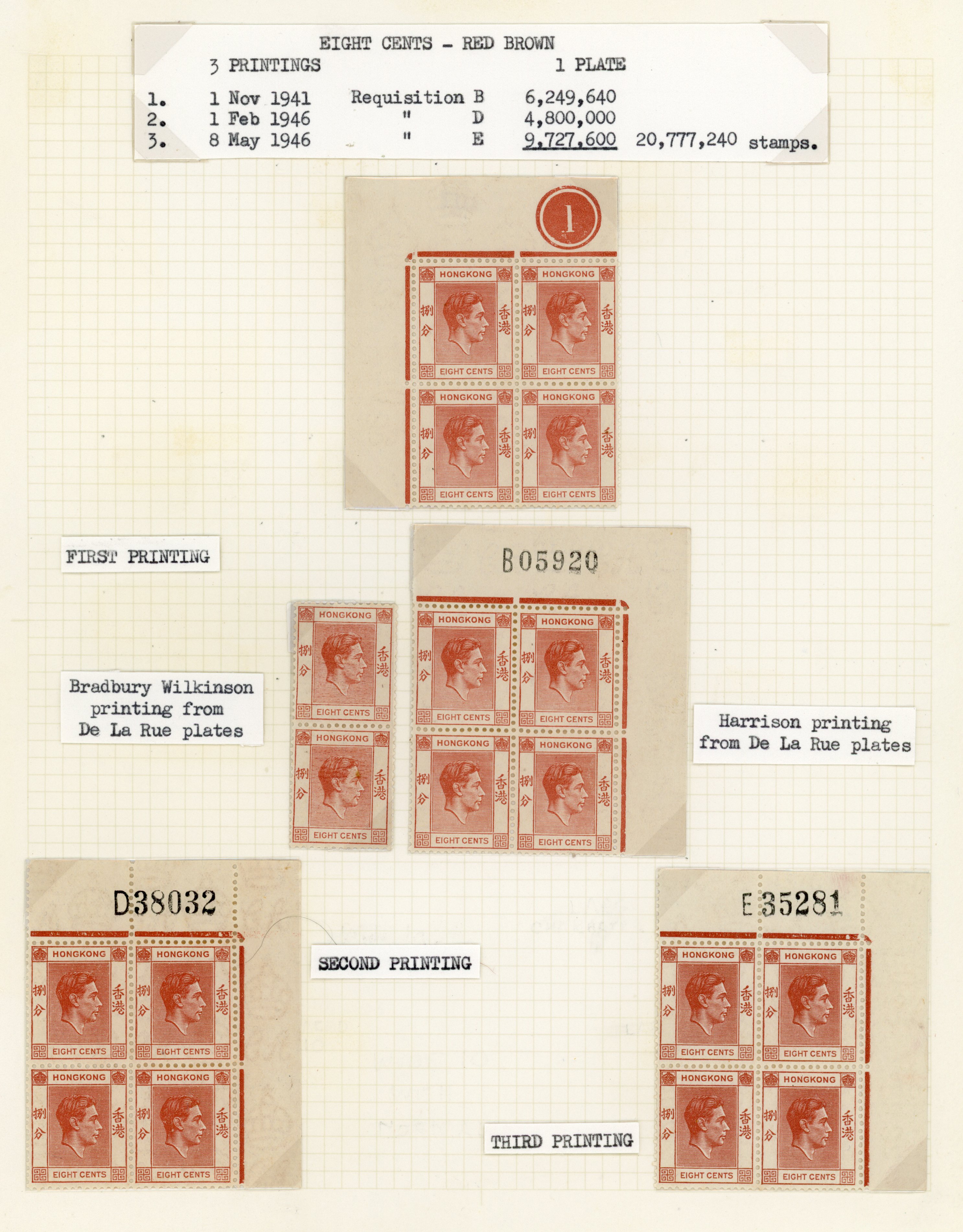 Hong Kong SG 144 collection mint