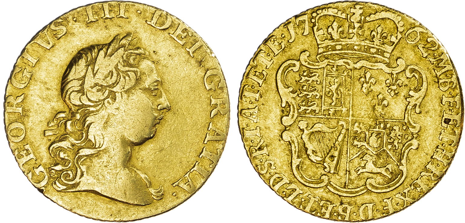 Great Britain. George III AV Half Guinea. 1762. 