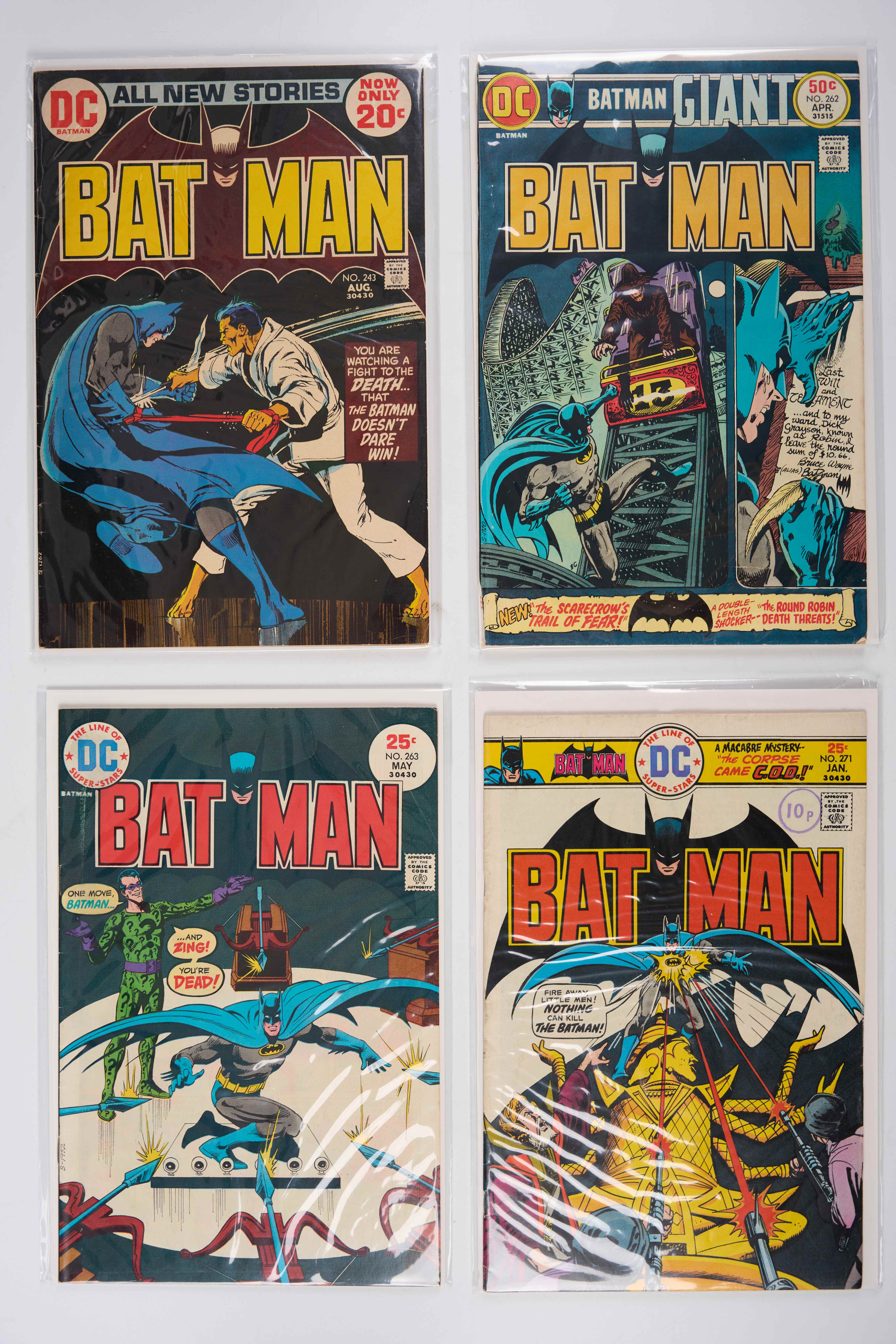 Batman including 1st Appearance of Lucius Fox & Tim Drake (DC Comics, 1975-93) Bundle of 39