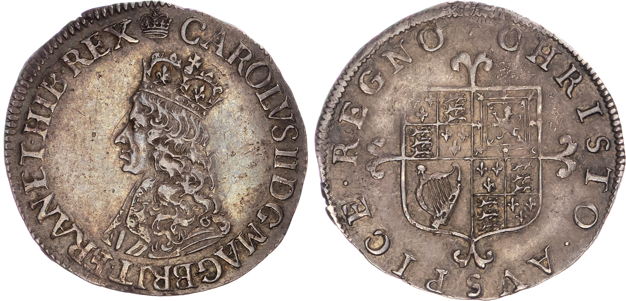 Charles II (1660-1685), AR Sixpence, First Issue, London (Tower) mint, mm. crown (1660-1662).