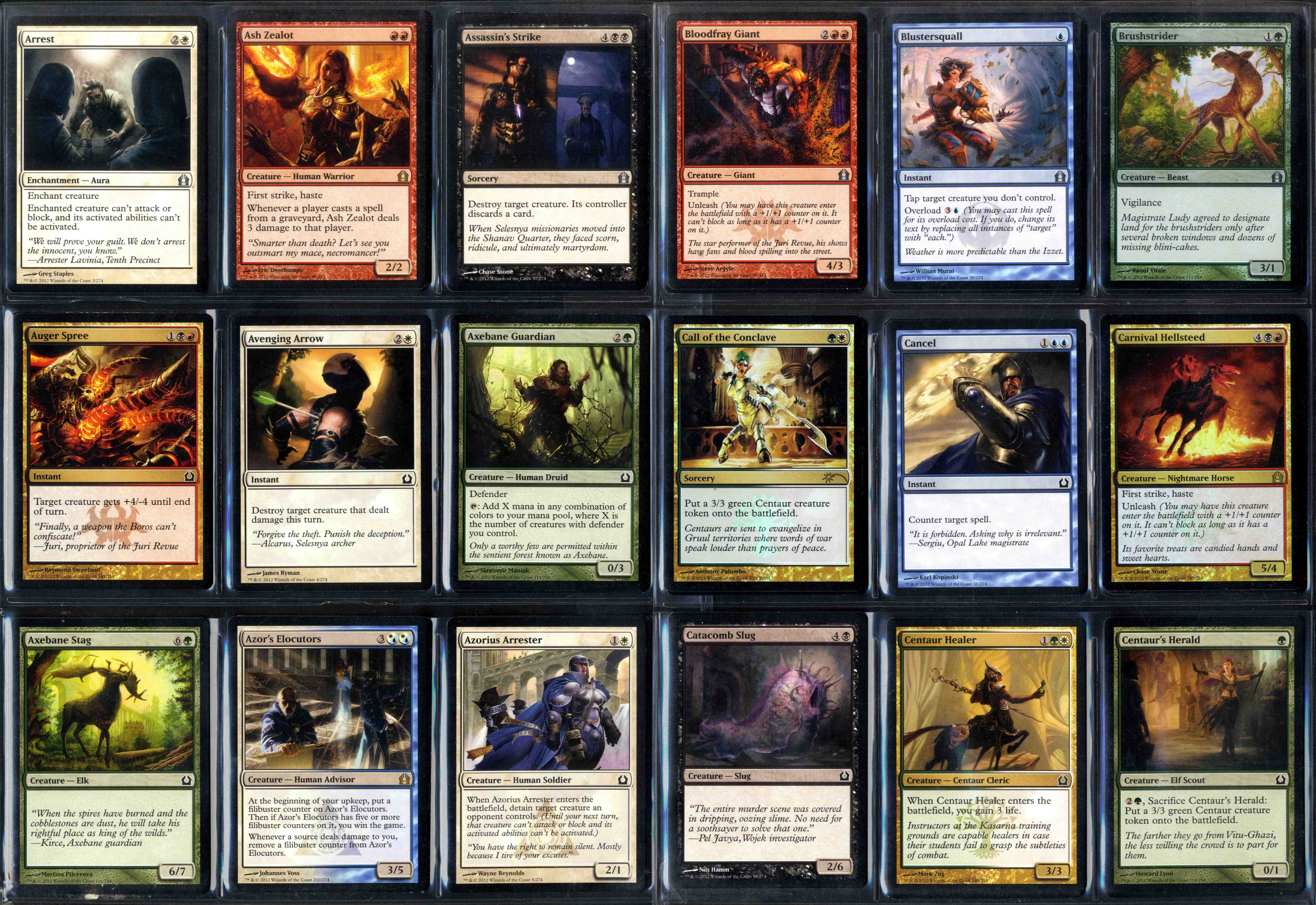 Return to Ravnica / Gatecrash / Dragon's Maze