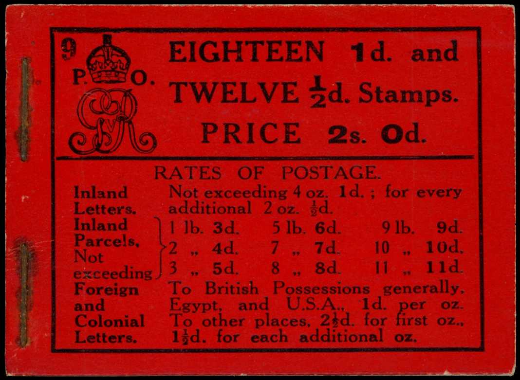 1913 2/- (Edition #9) with mixed perfs, the...