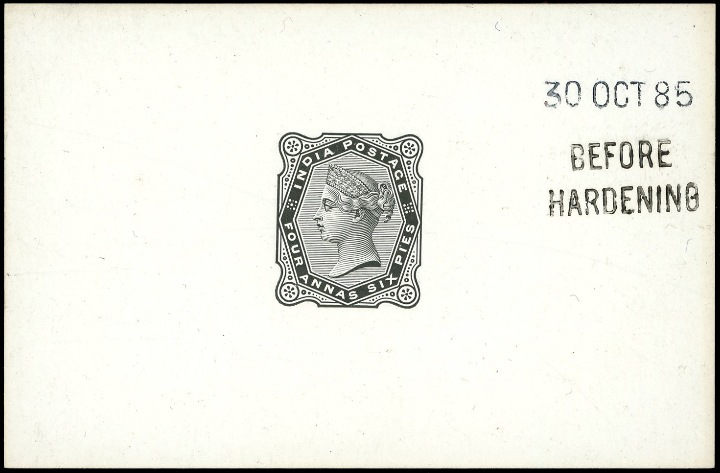 India SG 97 die proof 